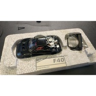 Sh Ferrari f40 lm Black Out of Print First Edition 1: 64 1/64 1: 64, 64 Scale Alloy Car Model Only D