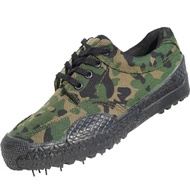 3520 Liberation Shoes Male Fall plus Size Farmland People Working Land Labor Protection Camouflage Shoes Military Training Abrasion Resistant Canvas Yellow Rubber Shoes