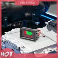 [KidsDreamMall.my] Car Battery Charge Level Indicator Voltmeter LED Display 12V 24V 36V 48V 60V 72V