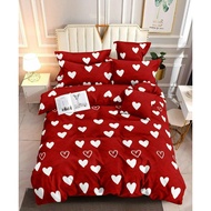 RJO RED HEART CANADIAN COTTON BEDSHEET TERNO PUNDA KURTINA KUMOT DOORMAT