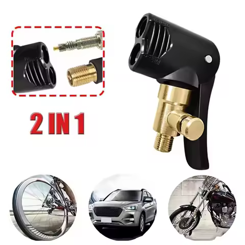 Tire Air Pump Connector Tire Inflator Hose Adapter No Air Leakage Air Compressor Pump Tire Chucks Fo