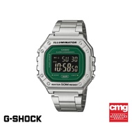 CASIO นาฬิกาข้อมือ รุ่น W-218HD-3AVDF สายสเตนเลส สีเขียว