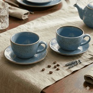Cafe set/ Atlantic blue cup 2 sets (4 pcs)