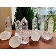 Natural White Quartz Stone Energy Pebbles, Clear Quartz Stone, Healing, Meditation
