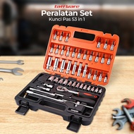 Taffware Professional Tools 53 in 1 Wrench Set - CR-V53 - No Color