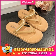 READY STOCK🔥WEBEE YXS 2355 Women's Sandals Summer Beach Flip Flops Thick Sandals Flat Sandals Casual