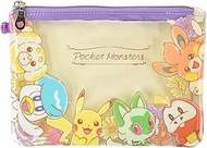 Marimo Craft Pokémon Flower Cafe Series Flat Pouch, Flower Meeting Flower, Approx. W 7.9 x H 5.5 x D
