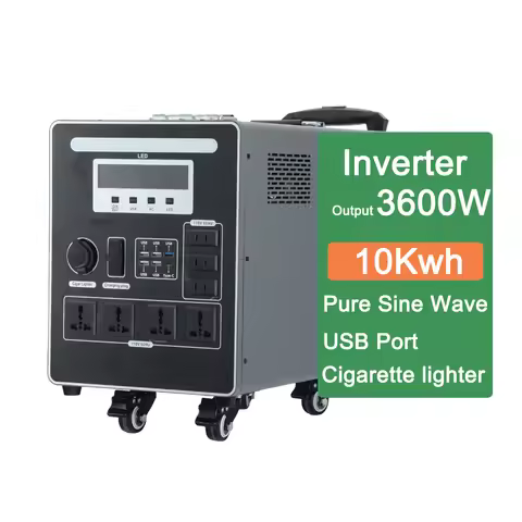 Continuous Output Power 500W with Huge Capacity 1KWh LiFePO4 Battery Solar Generator Portable Power 