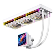 Jungle Leopard Pro Flow SE 360 CPU AIO Cooler 4-inch Screen 5V 3PIN ARGB Mobo Sync 360mm Liquid Cool