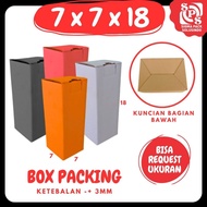 Box 7x7x18 A0 / Cardboard 7x7x18 A0 Packing Cardboard / Box 7x7x18 A0 Packaging Bottle Box Zigma Sho