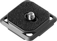 FANAUE CP-01 Camera Clip QR Mount Plate 38mm Square has 1/4 inch Screw, Quick Release Plate Compatib