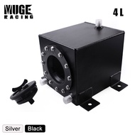 1 Gallon 4 Litre AN8 Port Car Fuel Surge Tank Modified Tuning Universal Aluminum Fuel Cell without S