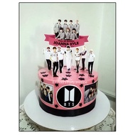 ▤BTS GROUP Cake Topper