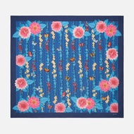 Dahlia Cotton Pareo - Navy Blue