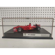 Hot Wheels Ferrari F1 Schumacher Championship Car F1-2000 1/43 Formula One, Car King Driving This Ra