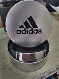 愛迪達 艾迪達 adida Adidas 運動手環 鐵盒 不鏽鋼 鈦鋼 換物