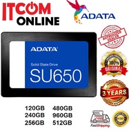ADATA SU650 120GB/240GB/480GB/512GB/960GB 1TB 2TB SATA INTERNAL SSD