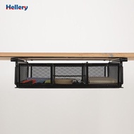 [Hellery] under Desk Drawer Basket Desk Hanging Drawer Metal Tray under Table Storage
