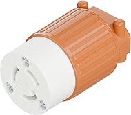 NEMA L5-15R Locking Connector, Twist Lock Female 15Amp 125Volt Generator Socket, Industrial Grade Lo