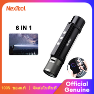 Xiaomi NexTool ไฟฉาย ไฟฉายฉุกเฉิน ไฟฉายตั้งแคมป์ ไฟฉายสว่างมาก Outdoor 6 in 1 LED Flashlight Ultra B