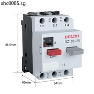 Delixi Motor Integrated Overload Overload Overheating Protector Three-Phase DZ108 Circuit Breaker 3V