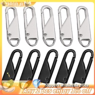 Metal Replacement Zipper (10 Pieces), Metal Tabs for Zip Repair, for Clothes, Luggage, Suitcase, Bac