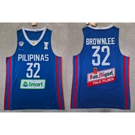 2025 FIBA ​​Asia Cups — Philippines jersey 24 RAMOS 32BROWNLEE