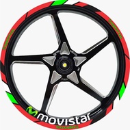 17 inch rim variation sticker with moviestar motif