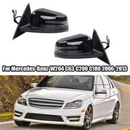 Side Door Mirror for Mercedes Benz W204 C180 C200 C250 C300 C63 AMG 2011-2014 Power Folding Rearview