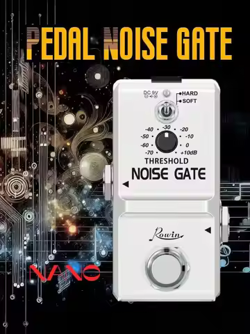 Best Rowin Noise Gate Pedal Guitar Delay Chorus Vibrolo Phaser Flanger Booster Equalizer Effects Fuz