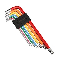 CLOTH Wera Joker 1.5/1/2/2/3/4/5/6mm 7 cái Dụng cụ cầm tay Bộ cờ lê Cho vít Allen Cờ lê tay dài Để s