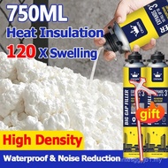750ML PU Foam Spray Gap Filler Expanding Foam PU Form Spray Form Tutup Lubang Dinding Penampal