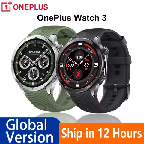 Original OnePlus Watch 3 Global Version Smart Watch 1.5 inches AMOLED 32GB Memory Snapdragon W5 Wear