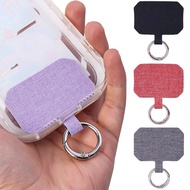 Detachable Rope Patch Mobile Phone Shell Fixed Cards / Simple Phones Safety Tether Anti-loss Cell Phones Clip Pad Adjustable Lanyard Card