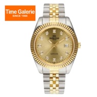 ROSCANI ROSW4577G1 41mm Gold Dial Stainless Steel Analog Men Watch