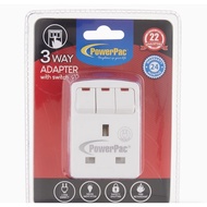 PowerPac Adapter 3 Way (PP8733) With Switch and 2 Pin Direct
