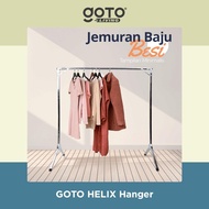 Goto Helix FOLDING IRON CLOTHING POLE Portable CLOTHING Hanger