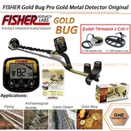 FISHER GOLD BUG PRO GOLD SILVER METAL DETEKTOR DETECTOR EMAS LOGAM