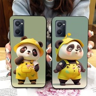 Oppo realme 9i case with cute panda print