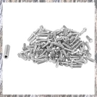 [Z F L U] 100Pcs 1.9 2.2 Wheel Rim Imperial M2 Screw Decoration for 1/10 RC Crawler Axial SCX10 9004