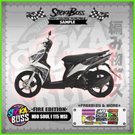∏ MIO SOUL I 115 MSI DECALS ( FIRE EDITION )【WITH FREEBIES】
