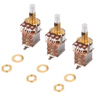 L33Pcs A500K Potentiometer Push Pull Switch Guitar Control Pot Electric Guitar Tone Volume Parts