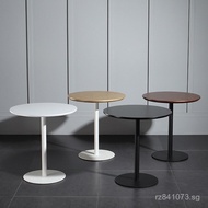 Milk Tea Shop Rock Slab Solid Wood Negotiation Table Outdoor Reception Balcony Sales Office Dining T