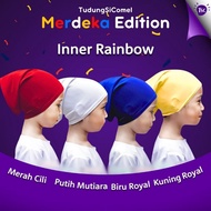 🔥 ANAK TUDUNG BUDAK MERDEKA WARNA BENDERA INNER TUDUNG KID | SERKUP KEPALA LYCRA KOREA ORIGINAL Tudu