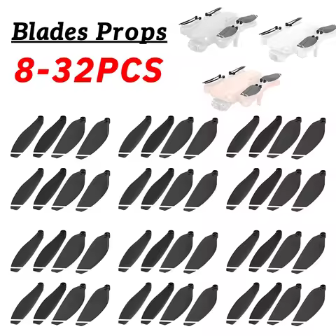 32-8Pcs Plastic Propeller Blades for L900 Pro Se Lightweight Drone Propeller Replacement Kits Drone 