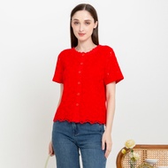 KATUN SISTER'S Blouse - Women's Cotton Lace Combination Blouse Y9474 (ZE25)
