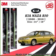 3M Wiper Blades - Kia / Naza Rio (2000-2010) 21" -18"
