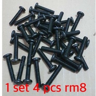 skru screw bunga cover blok rxz mili dan catalyzer screw gred dah siap celup hijau 4 biji rm8