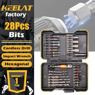 KEELAT 28/26pcs Precision Tools Bits Screwdriver Bits Set Hand Tools Electric Screwdriver Head Drill