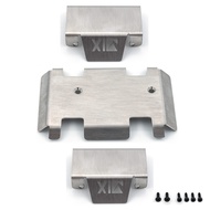 Stainless Steel Chassis Armor Axle Protector Skid Plate For RGT EX86190 EX 86190 LC76 1/10 RC Crawle